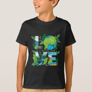 Camiseta Mundo del Amor - Protección del Medio Ambiente Día