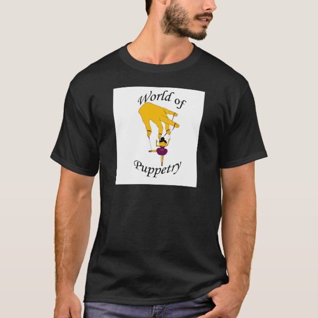 Camiseta Mundo del diseño 2 del Puppetry (Anverso)