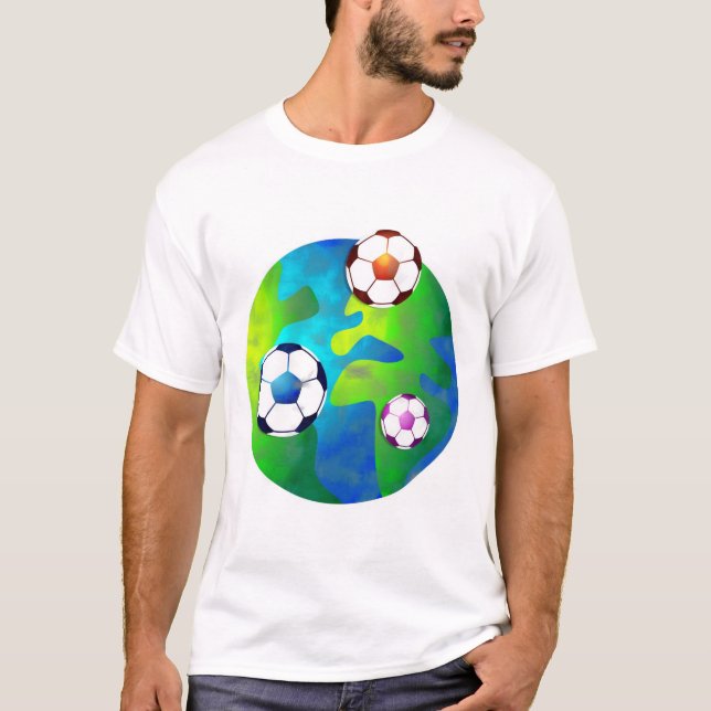 Camiseta mundo del fútbol (Anverso)