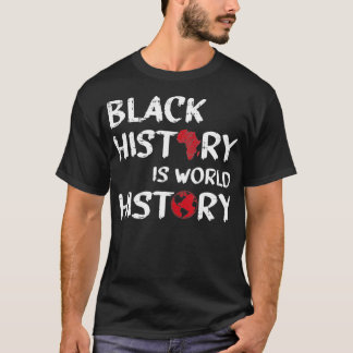 Camiseta Mundo del Mes de la Historia Negra dice Guay Amer