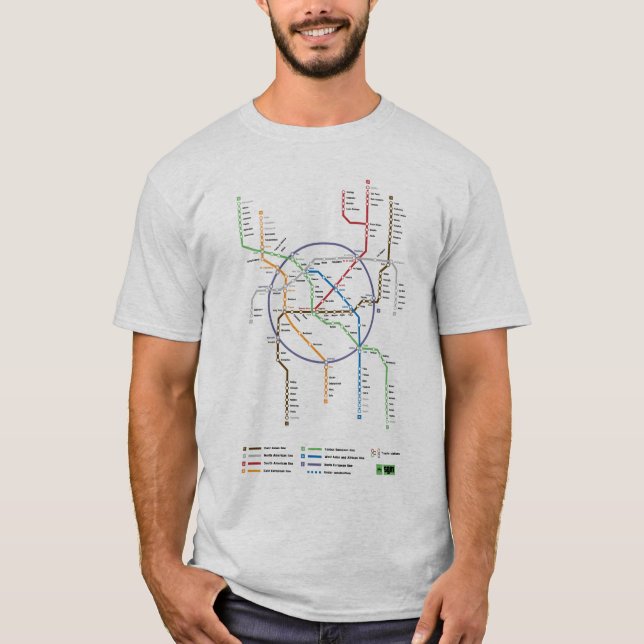 Camiseta Mundo del metro (Anverso)