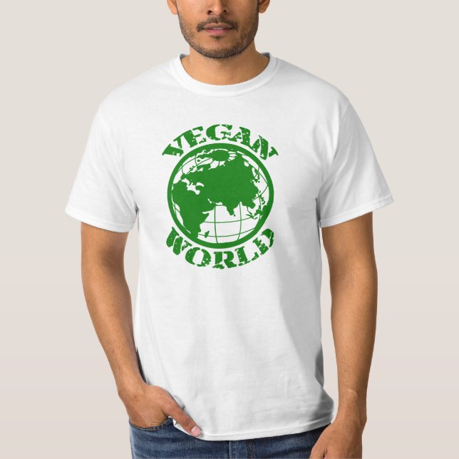 Camiseta Mundo del vegano (Anverso)