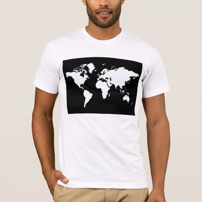 Camiseta Mundo Elegante Negro (Anverso)