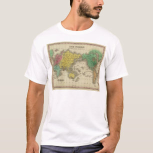 Camiseta Mundo en la proyección de Mercator