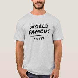 Camiseta Mundo Famoso 50FTS