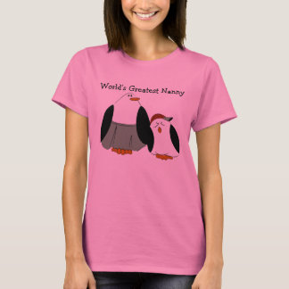 Camiseta Mundo lindo de los pingüinos del dibujo animado