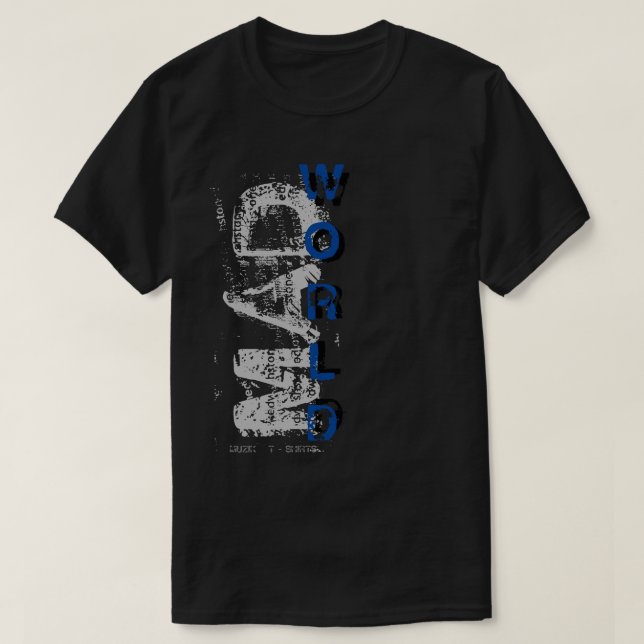 CAMISETA MUNDO MAL (Diseño del anverso)