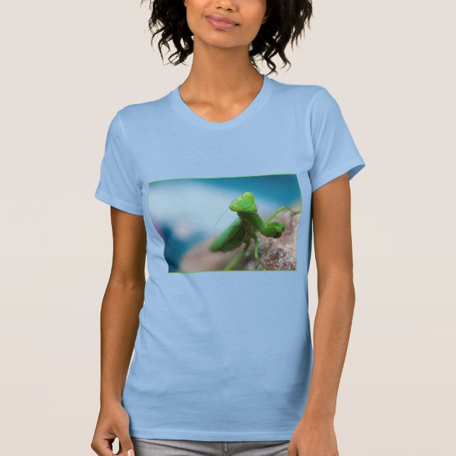 Camiseta - Mundo Mantis Azul (Anverso)