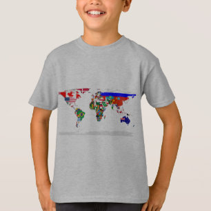 Camiseta mundo marcado