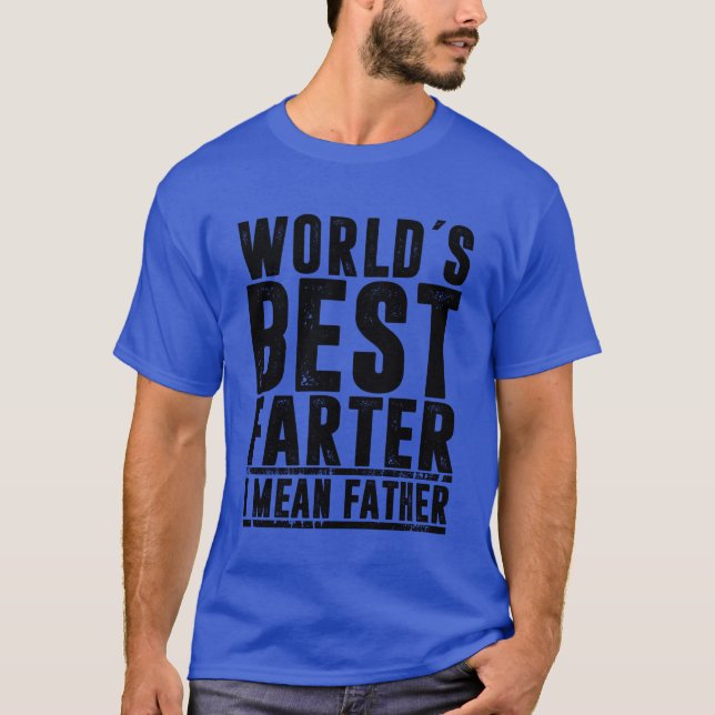 Camiseta MUNDO MEJOR PESO SIGNIFICA PADRE Día de familia (Anverso)