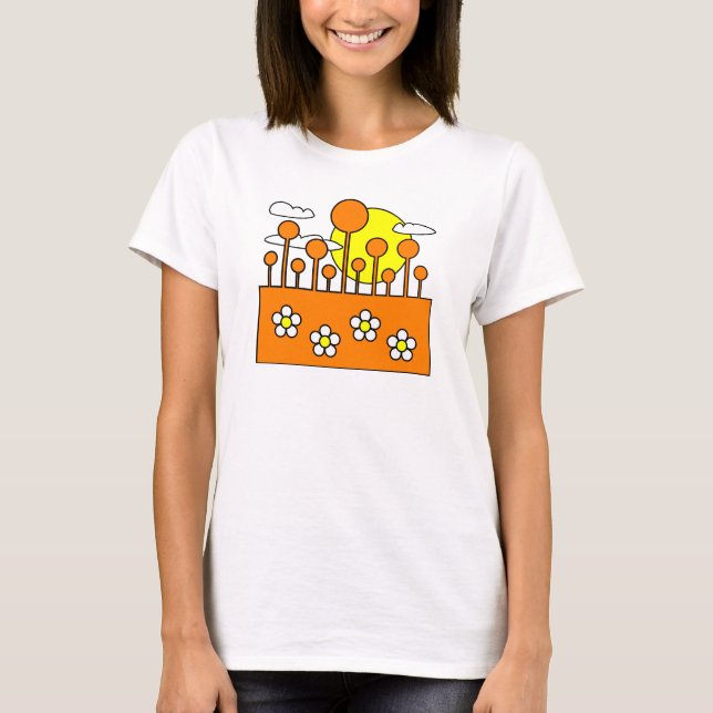 Camiseta Mundo naranja (Anverso)