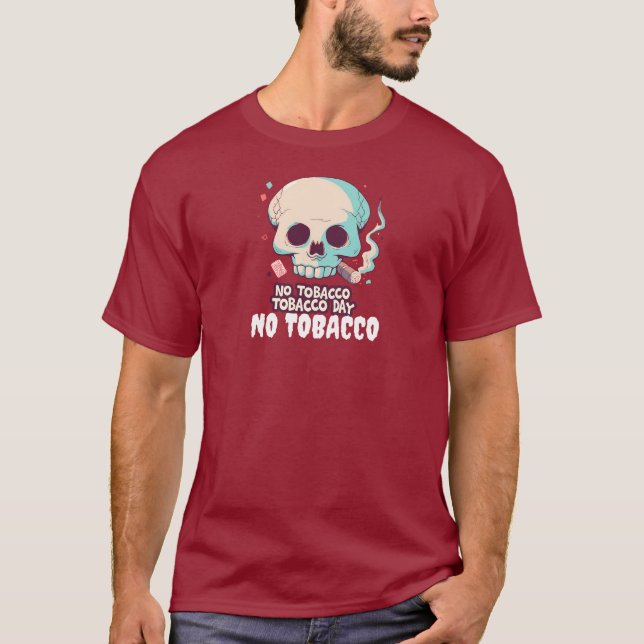 Camiseta mundo no tabaco (Anverso)