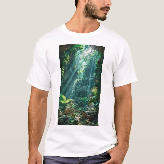 Camiseta Mundo perdido - Enterrado en el torrente del tiemp (Anverso)