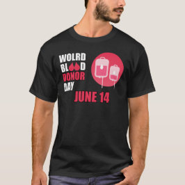 Camiseta Mundo sangre donante día 14 de junio