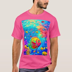 Camiseta Mundo submarino del color