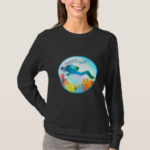 Camiseta Mundo submarino mágico y colorido