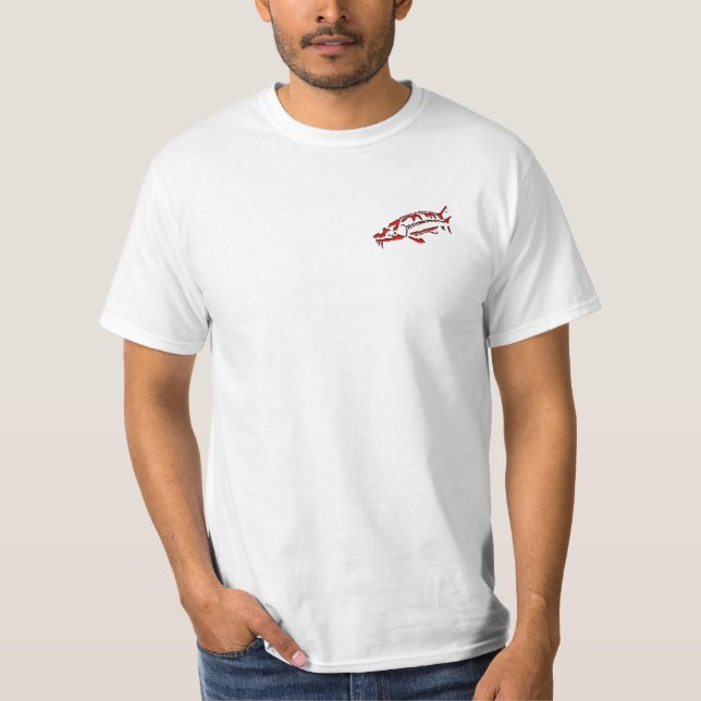 Camiseta Mundo T del esturión (Anverso)