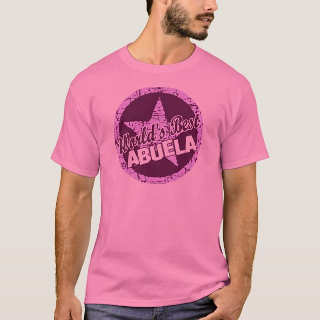 Camiseta Mundos el mejor Abuela (Anverso)