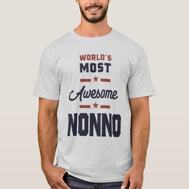 Camiseta Mundos más asombrosos Abuelo No Gracioso (Anverso)