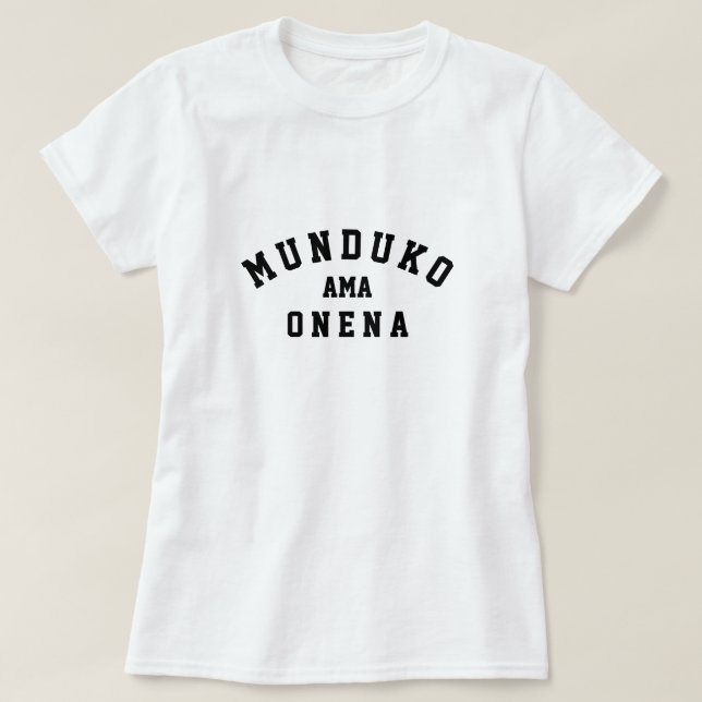 Camiseta mundos mejor mamá en vasco munduko ama onena (Diseño del anverso)
