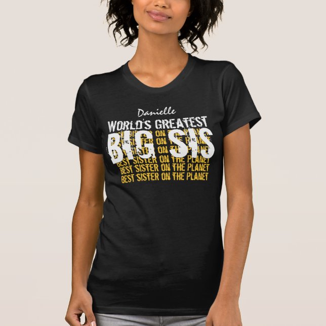 Camiseta Mundos SIS GRANDE más grande V05 (Anverso)