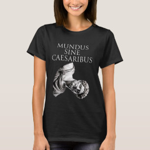 Camiseta Mundus Sine Caesaribus Escultura Caída de César