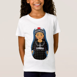 Camiseta Muñeca asiria de los chicas de Matryoshka del
