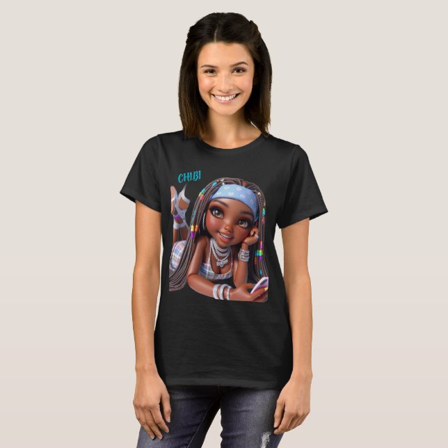 CAMISETA MUÑECA CHIBI (Anverso completo)