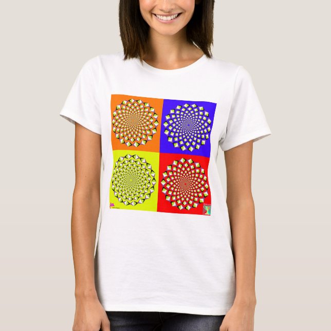 Camiseta Muñeca de cuatro cuadrados (Anverso)