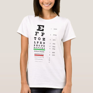 Camiseta Muñeca de las señoras de la carta de ojo de