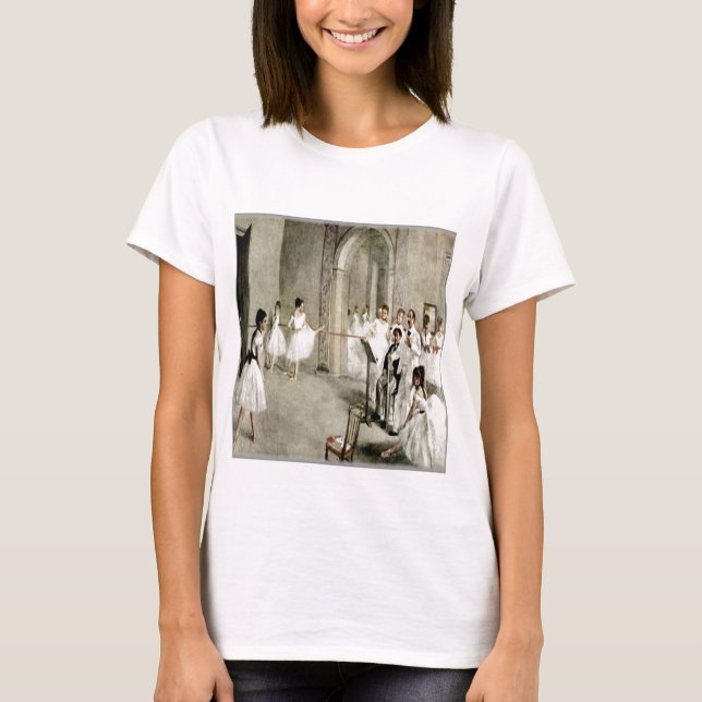 Camiseta Muñeca de las señoras de la práctica del ballet (Anverso)