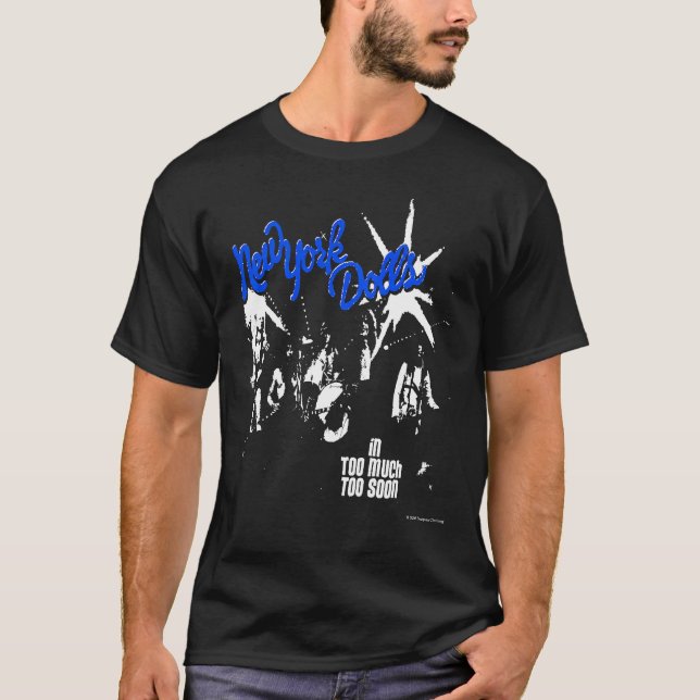 Camiseta Muñeca de Nueva York (azul) en muy poco tiempo T-S (Anverso)