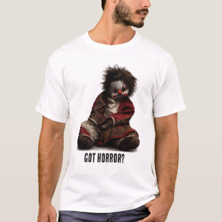 Camiseta Muñeca de Payaso Espeluznante - ¿Tienes Horror?