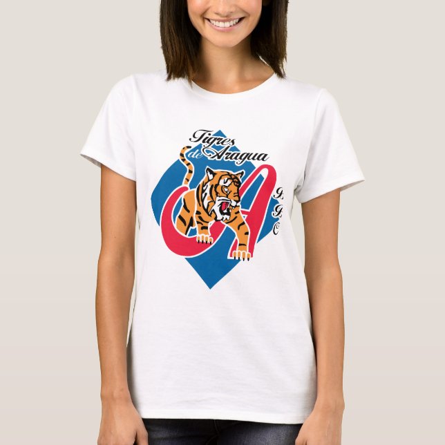 Camiseta Muñeca de Tigres de Aragua Ladies (cabida) (Anverso)