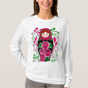 Camiseta muñeca del matryoshka, muñecas rusas, матрё