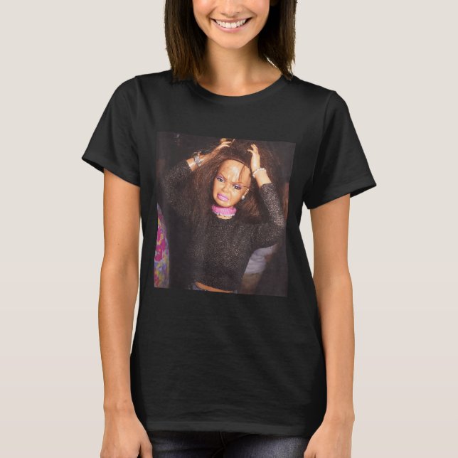 Camiseta Muñeca Divertida Cara Fiesta Meme Asqueroso (Anverso)
