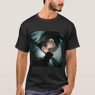 Camiseta Muñeca Divertida Cara Llorando Meme Desplazamiento
