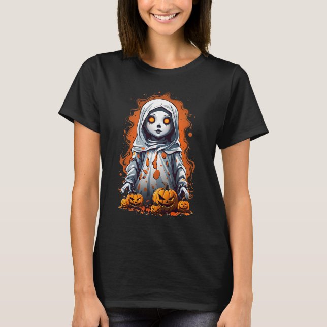 Camiseta Muñeca embrujada | Halloween (Anverso)