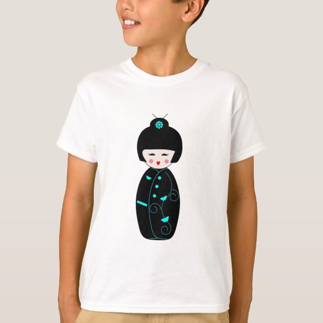 Camiseta Muñeca japonesa del geisha (Anverso)