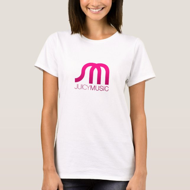 CAMISETA MUÑECA JUGOSA DE LA MÚSICA (Anverso)