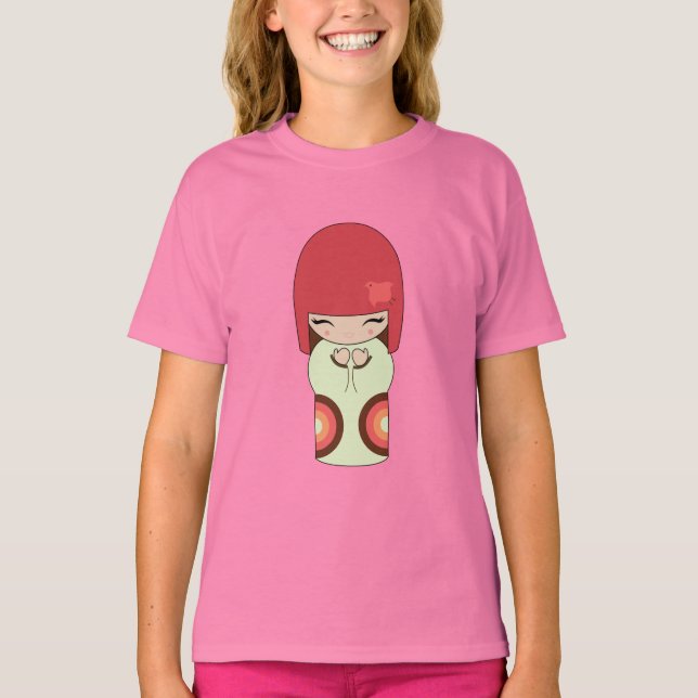 Camiseta muñeca Kokeshi (Anverso)