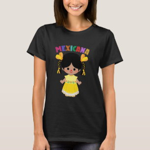 Camiseta Muñeca Mexicana, María, Mazahua, Lele -María - Méx