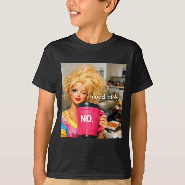 Camiseta Muñeca retro cara meme muñecas plástico muñeca asq (Anverso)