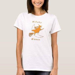 Camiseta Muñeca T de la mujer de Halloween Witchy