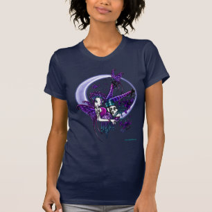 Camiseta Muñeca tatuada Lilly del Faery de la luna de la