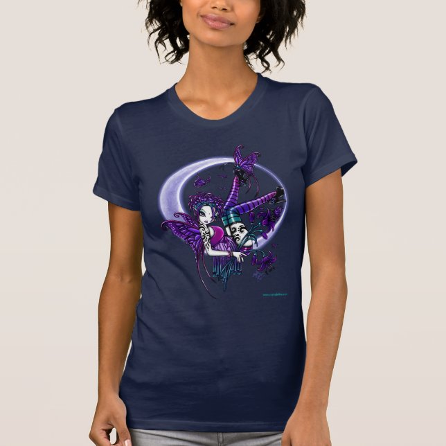 Camiseta Muñeca tatuada Lilly del Faery de la luna de la (Anverso)