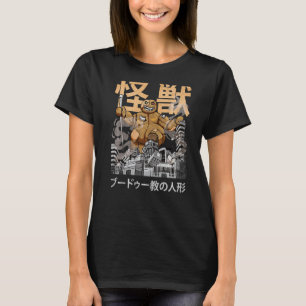Camiseta Muñeca Vudú Kaiju Monstruo Japonés