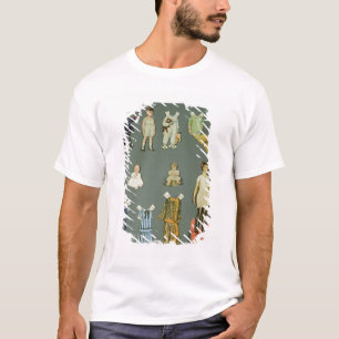 Camiseta Muñeca y ropa cortadas, los últimos años 30