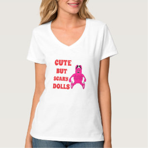 Camiseta Muñecas cortas pero aterradoras