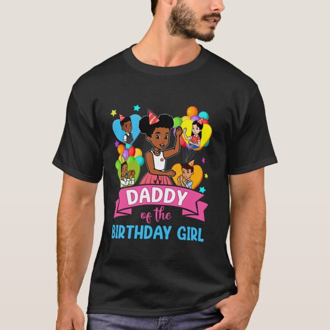 Camiseta Muñecas de cumpleaños de Daddy Gracie, Fiesta Gi (Anverso)